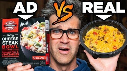 Frozen Food Ads vs. Real Life Food (Test) Frozen Food Ads vs. Real Life Food (Test)