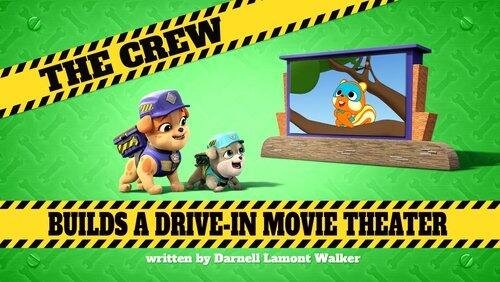 The Crew Builds a Drive-In Movie Theater The Crew Builds a Drive-In Movie Theater