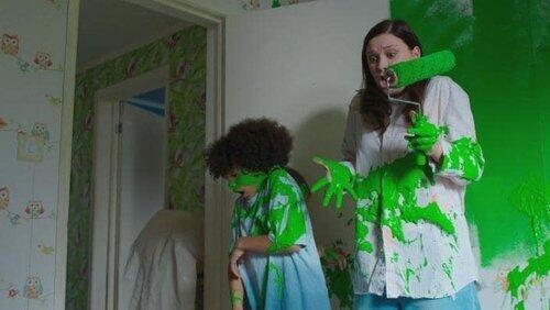 Waffle's Paint Disaster Waffle's Paint Disaster