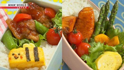 Salmon Teriyaki Bento & Apricot Butter Chicken Bento Salmon Teriyaki Bento & Apricot Butter Chicken Bento