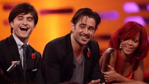 Colin Farrell, Daniel Radcliffe, Rhod Gilbert, Rihanna Colin Farrell, Daniel Radcliffe, Rhod Gilbert, Rihanna
