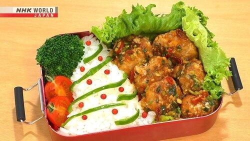 Kara-age with Tangy Scallion Sauce Bento & Layered Katsu Bento Kara-age with Tangy Scallion Sauce Bento & Layered Katsu Bento