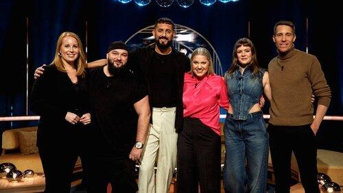Tove Lo, Annie Lööf, Medina och Henrik von Eckermann Tove Lo, Annie Lööf, Medina och Henrik von Eckermann