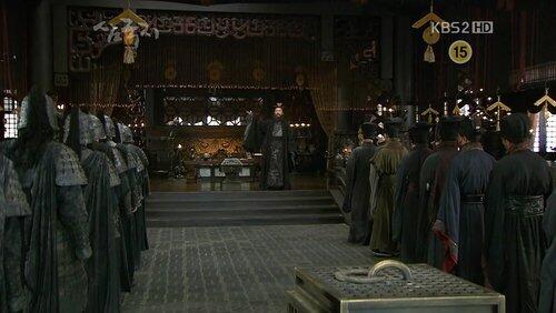 Lü Bu Shoots an Arrow Through a Halberd