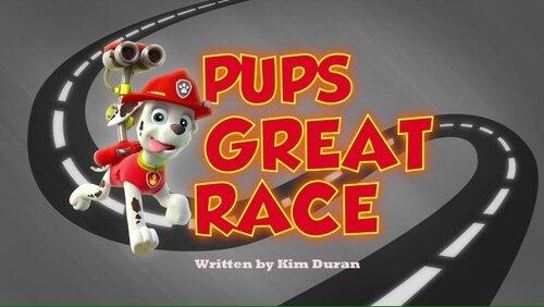 Pups Great Race Pups Great Race