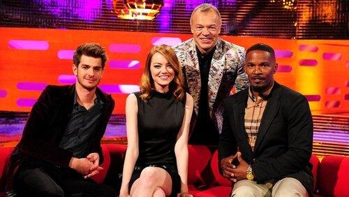 Andrew Garfield, Emma Stone, Jamie Foxx, Paolo Nutini Andrew Garfield, Emma Stone, Jamie Foxx, Paolo Nutini