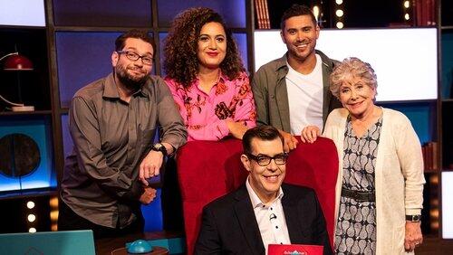 Gary Delaney, Rose Matafeo, Valerie Singleton and Rav Wilding (1/5)