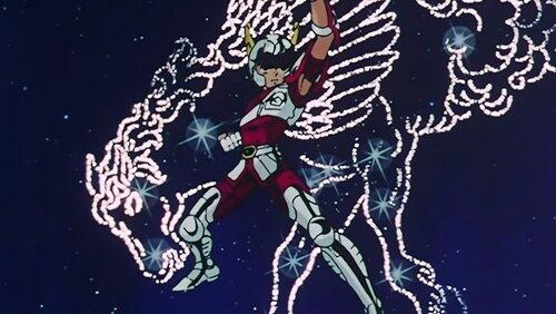 Burn! Meteor Punch of Pegasus! Burn! Meteor Punch of Pegasus!