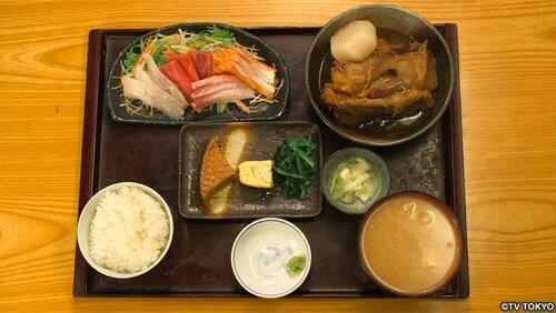 Kue Set Meal and Namerou Cold Chazuke of Ookayama, Meguro Ward, Tokyo Kue Set Meal and Namerou Cold Chazuke of Ookayama, Meguro Ward, Tokyo