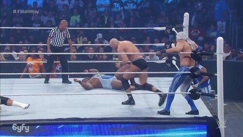 Main Event: Daniel Bryan, John Cena, Mark Henry & Roman Reigns vs. Bray Wyatt, Seth Rollins, Kane & Big Show (Los Angeles, CA) Main Event: Daniel Bryan, John Cena, Mark Henry & Roman Reigns vs. Bray Wyatt, Seth Rollins, Kane & Big Show (Los Angeles, CA)