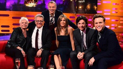 Jennifer Aniston, Jason Bateman, Dame Judi Dench, Dustin Hoffman, Olly Murs Jennifer Aniston, Jason Bateman, Dame Judi Dench, Dustin Hoffman, Olly Murs