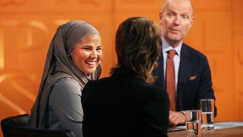 Iman Meskini og Åsa Linderborg