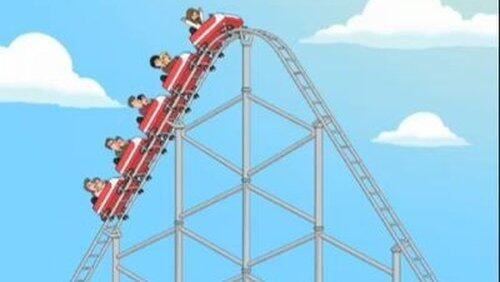 Barry Gibb Rides a Roller Coaster Barry Gibb Rides a Roller Coaster