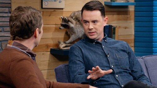 Colin Hanks Wears a Denim Button Down and Black Sneakers Colin Hanks Wears a Denim Button Down and Black Sneakers