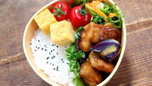 Salmon Menchi-Katsu Bento & Chicken-Nasu with 4S Sauce Bento Salmon Menchi-Katsu Bento & Chicken-Nasu with 4S Sauce Bento