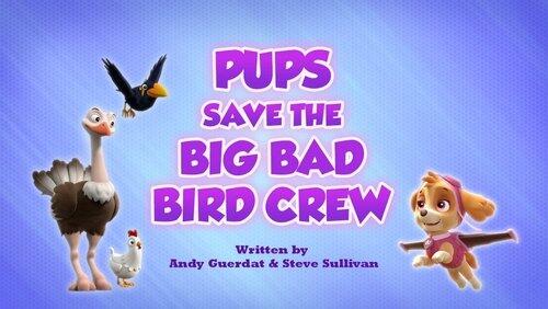 Pups Save A Big Bad Bird Crew Pups Save A Big Bad Bird Crew