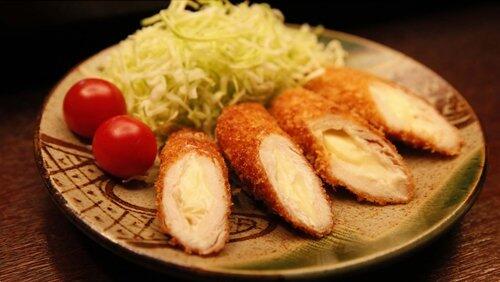 Fried Chicken Breast with Cheese Fried Chicken Breast with Cheese