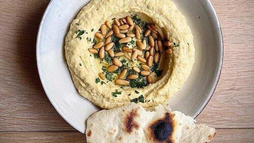 Houmous / Mijoté de veau aux épices Houmous / Mijoté de veau aux épices