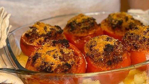 Melon en salade / Tomates farcies Melon en salade / Tomates farcies