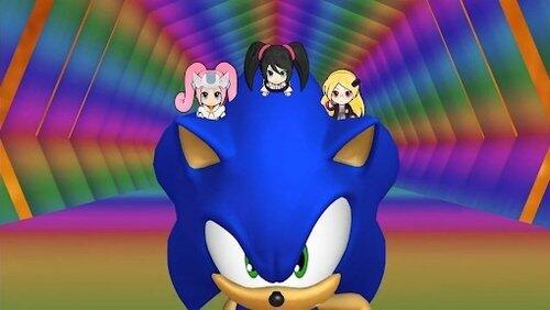 Eggman vs Sonic with the Sega Hard Girls Eggman vs Sonic with the Sega Hard Girls