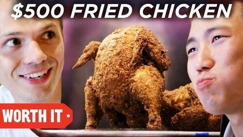 $17 Fried Chicken Vs. $500 Fried Chicken $17 Fried Chicken Vs. $500 Fried Chicken