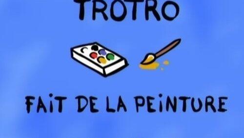 Trotro fait de la peinture