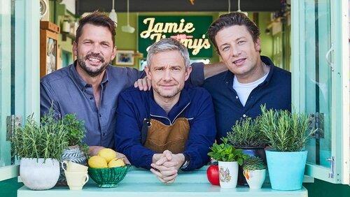 Martin Freeman, Fish and Chips, Eggs Royale, Japanese Teppanyaki Martin Freeman, Fish and Chips, Eggs Royale, Japanese Teppanyaki