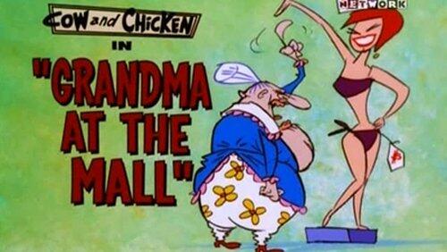 Grandma at the Mall Grandma at the Mall