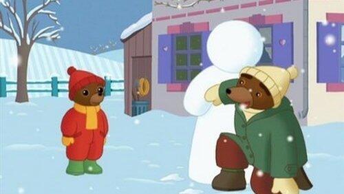 Little Brown Bear makes a snowman Little Brown Bear makes a snowman