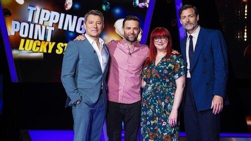 Harry Judd, Patrick Grant, Angela Barnes Harry Judd, Patrick Grant, Angela Barnes