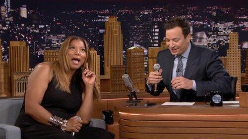 Queen Latifah, Sam Rockwell, a performance by the Broadway cast of 'Something Rotten!' Queen Latifah, Sam Rockwell, a performance by the Broadway cast of 'Something Rotten!'