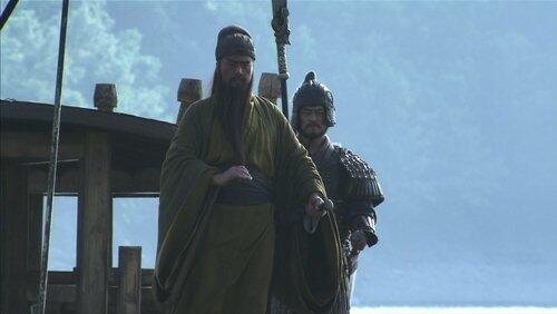 Guan Yu Attends a Feast Alone and Armed with Only a Blade