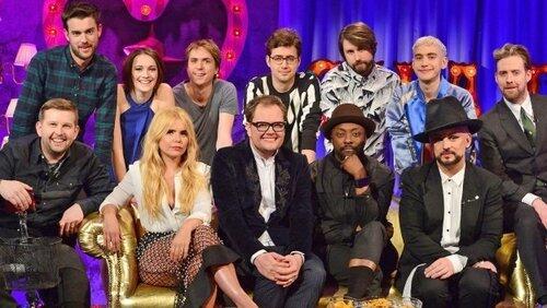 will.i.am, Paloma Faith, Ricky Wilson, Boy George, Jack Whitehall, Charlotte Ritchie, Joe Thomas, Greg McHugh, Years & Years