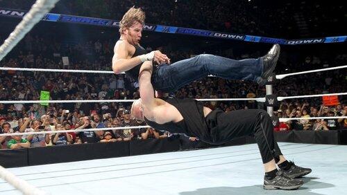 Main Event: 'The Lunatic Fringe' Dean Ambrose & Roman Reigns vs. The Dudley Boyz (D-Von & Bubba Ray) (Ontario, CA) Main Event: 'The Lunatic Fringe' Dean Ambrose & Roman Reigns vs. The Dudley Boyz (D-Von & Bubba Ray) (Ontario, CA)