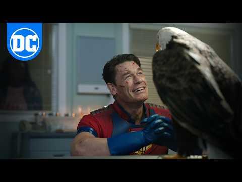DC Super Scenes: Eagly Hugs Peacemaker