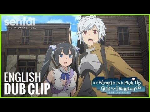 Is it Wrong to Try to Pick Up Girls in a Dungeon? - English Dub Clip