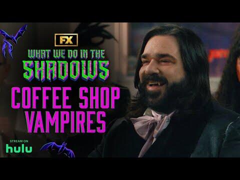 Coffee Shop Vampire Attack Scene
