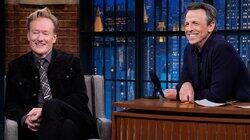 Conan O'Brien, Jenny Slate Conan O'Brien, Jenny Slate
