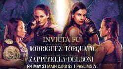 Invicta on ASX: Rodriguez vs. Torquato Invicta on ASX: Rodriguez vs. Torquato