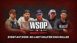 Event #47 $100K No-Limit Hold'em High Roller | Day 2 Event #47 $100K No-Limit Hold'em High Roller | Day 2