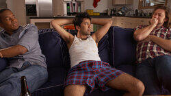 Body odor, rivalry, first dates, religion. The guys compete in the Hangover Olympics