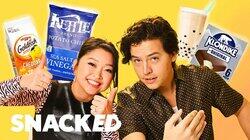 Lana Condor and Cole Sprouse Break Down Their Favorite Snacks Lana Condor and Cole Sprouse Break Down Their Favorite Snacks