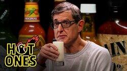 Louis Theroux Attacks the Shark While Eating Spicy Wings Louis Theroux Attacks the Shark While Eating Spicy Wings