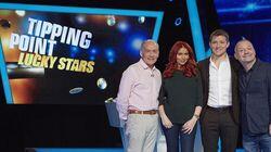 Bob Mortimer, Amy Childs, Alastair Stewart Bob Mortimer, Amy Childs, Alastair Stewart