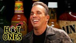 Sebastian Maniscalco Is Thankful While Eating Spicy Wings Sebastian Maniscalco Is Thankful While Eating Spicy Wings