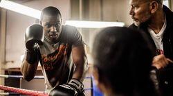De punchbag van Joe Frazier De punchbag van Joe Frazier