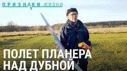 Модель. Полет планера над Дубной Модель. Полет планера над Дубной
