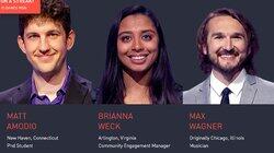 Matt Amodio Vs. Brianna Weck Vs. Max Wagner, show # 8398. Matt Amodio Vs. Brianna Weck Vs. Max Wagner, show # 8398.