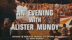 An Evening With Alister Mundy An Evening With Alister Mundy