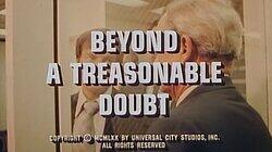 Beyond a Treasonable Doubt Beyond a Treasonable Doubt
